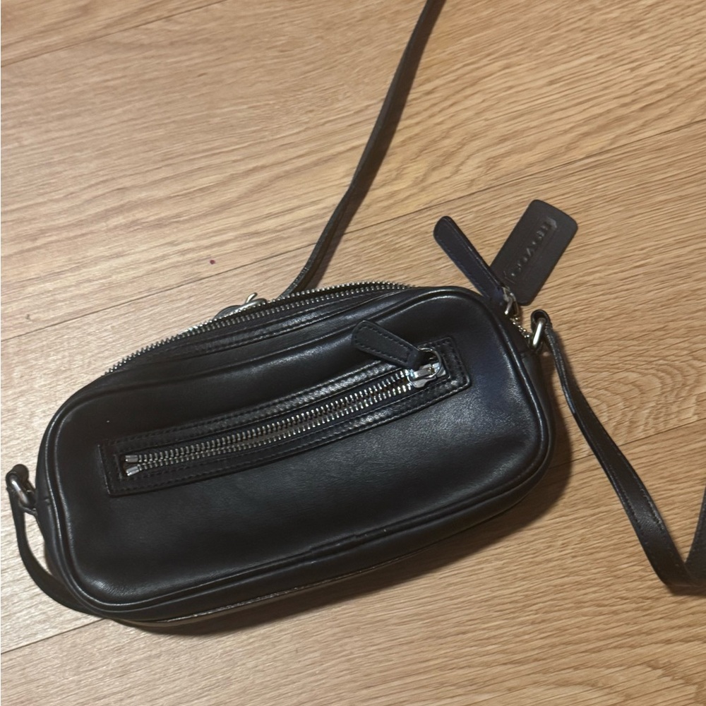 Coach Black Crossbody Bag with Sleek Design